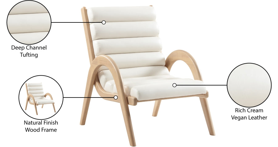 Fauteuil d'appoint rembourré en chenille Vivi
