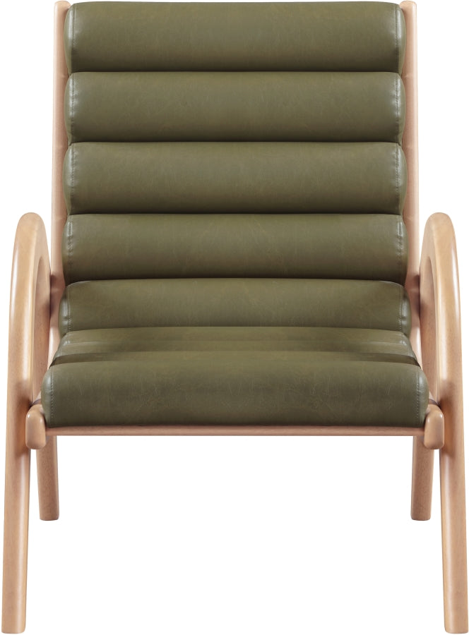Fauteuil d'appoint rembourré en chenille Vivi