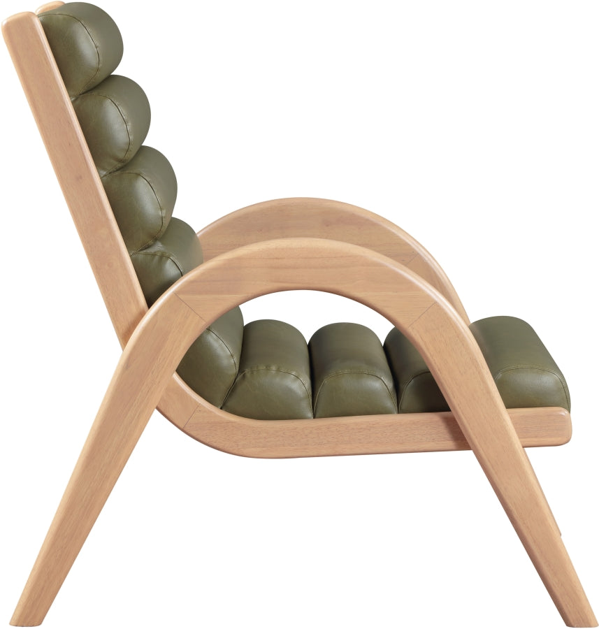 Fauteuil d'appoint rembourré en chenille Vivi