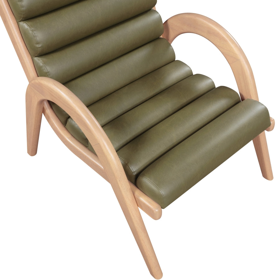 Fauteuil d'appoint rembourré en chenille Vivi