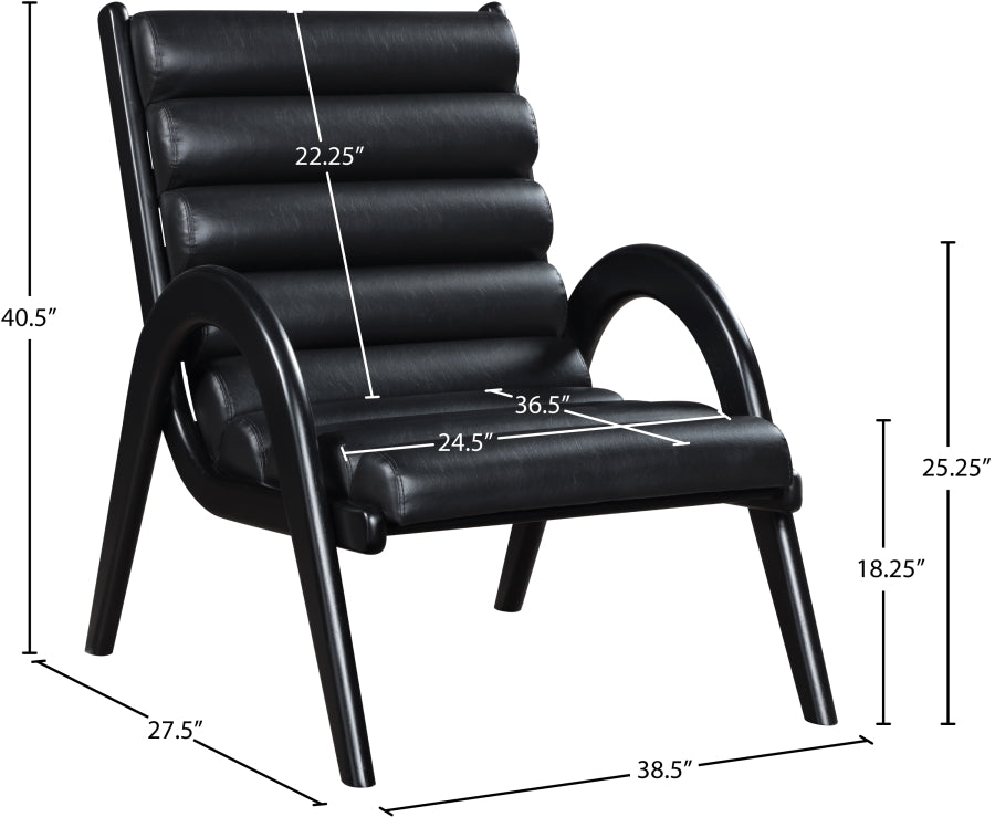 Fauteuil d'appoint rembourré en chenille Vivi