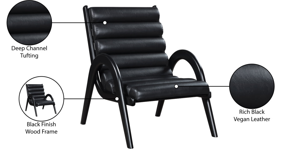 Fauteuil d'appoint rembourré en chenille Vivi