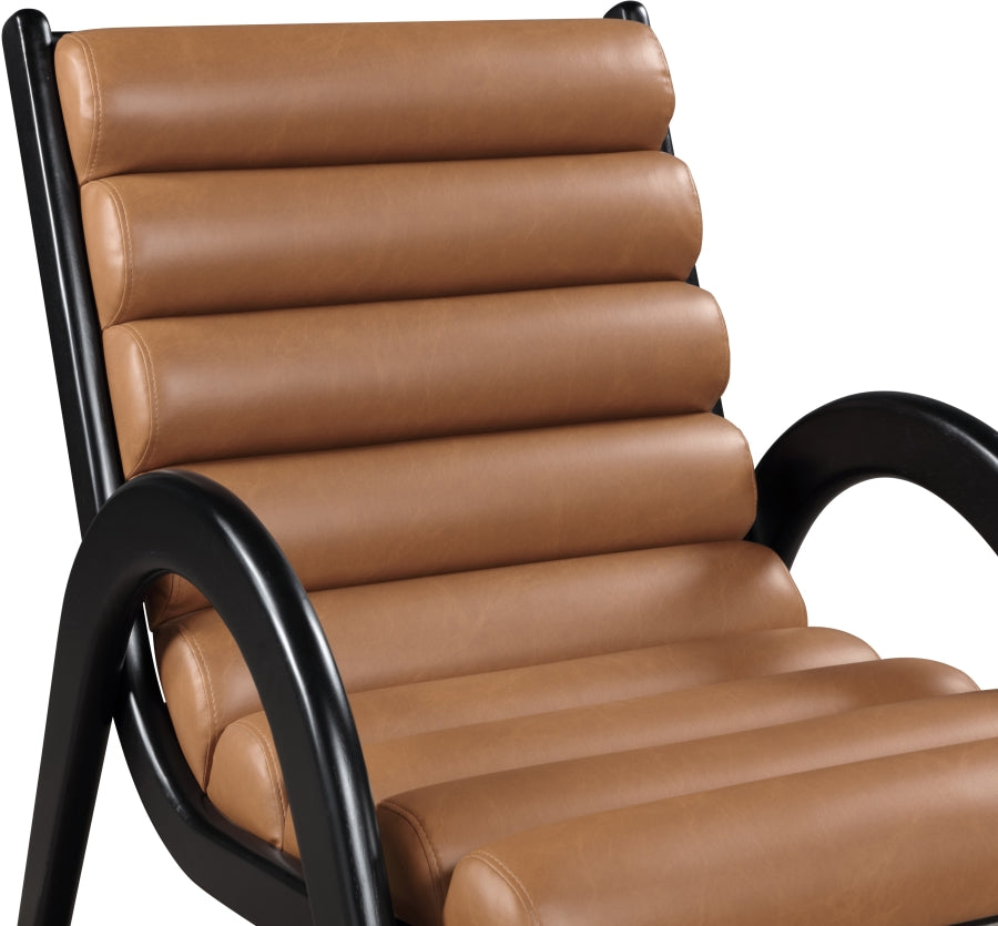 Fauteuil d'appoint rembourré en chenille Vivi