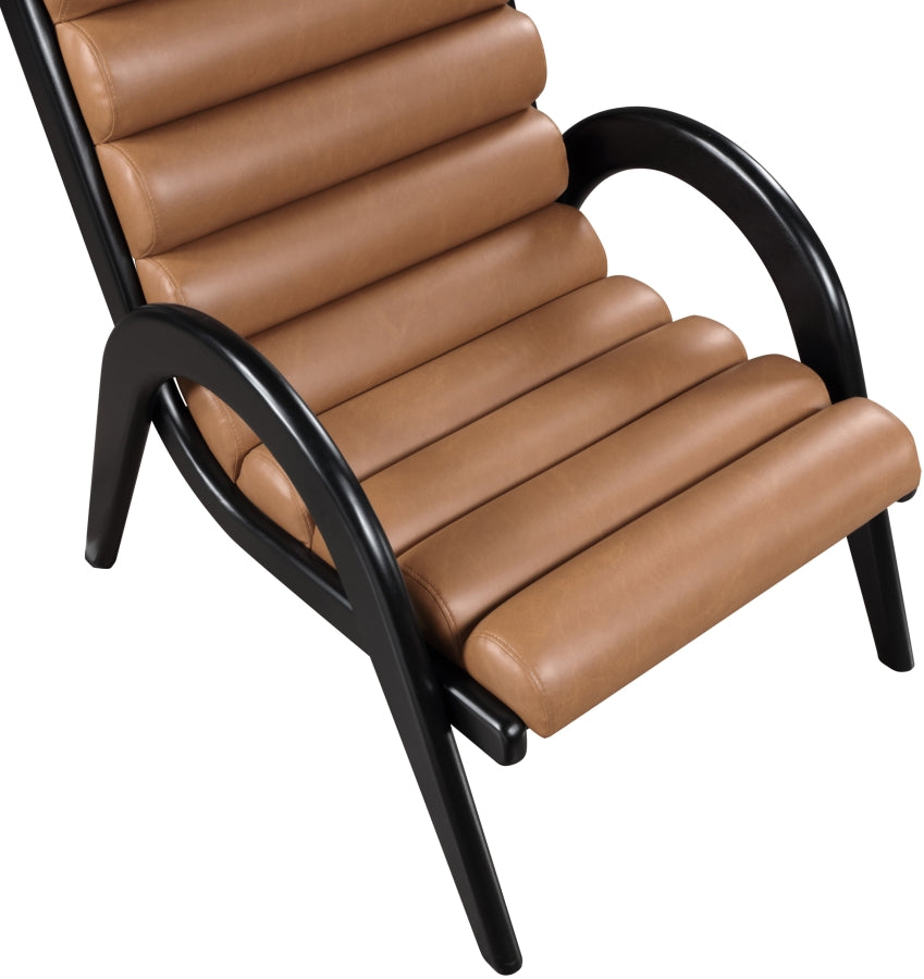 Fauteuil d'appoint rembourré en chenille Vivi