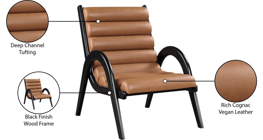 Fauteuil d'appoint rembourré en chenille Vivi