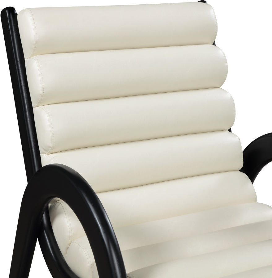 Fauteuil d'appoint rembourré en chenille Vivi