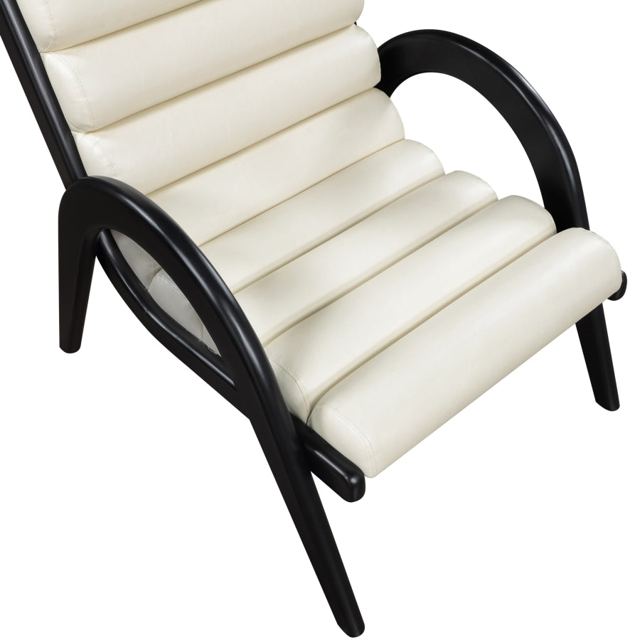 Fauteuil d'appoint rembourré en chenille Vivi