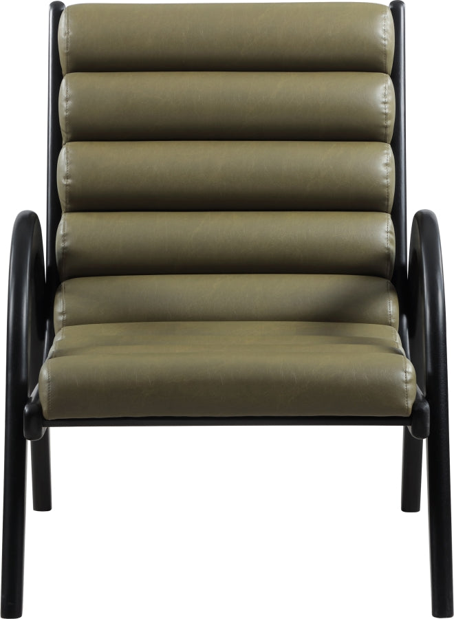 Fauteuil d'appoint rembourré en chenille Vivi