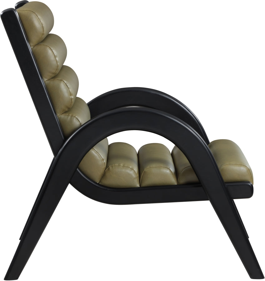 Fauteuil d'appoint rembourré en chenille Vivi