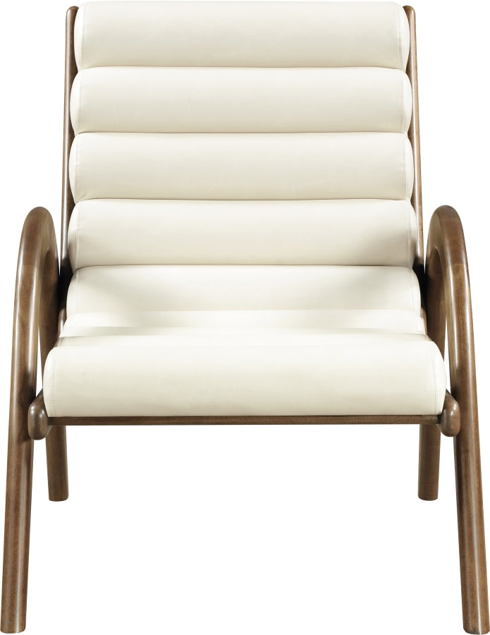 Fauteuil d'appoint rembourré en chenille Vivi