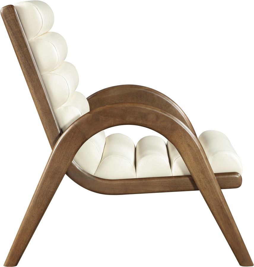 Fauteuil d'appoint rembourré en chenille Vivi