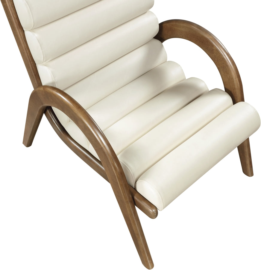 Fauteuil d'appoint rembourré en chenille Vivi