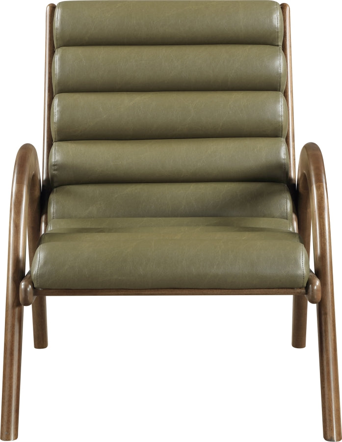 Fauteuil d'appoint rembourré en chenille Vivi