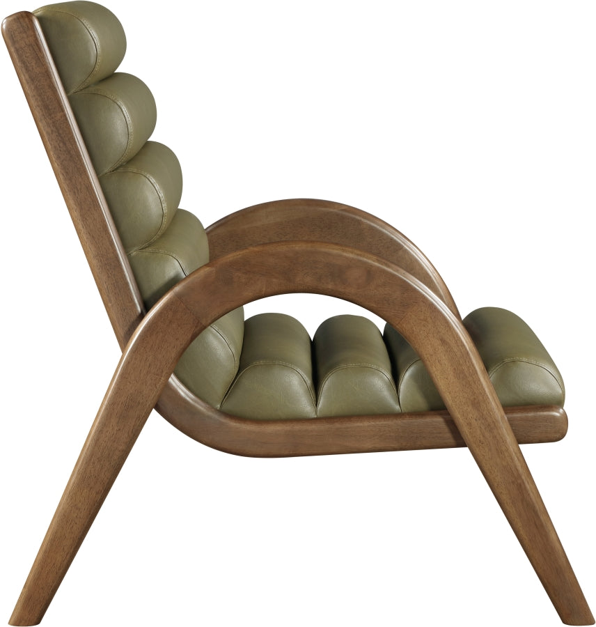 Fauteuil d'appoint rembourré en chenille Vivi