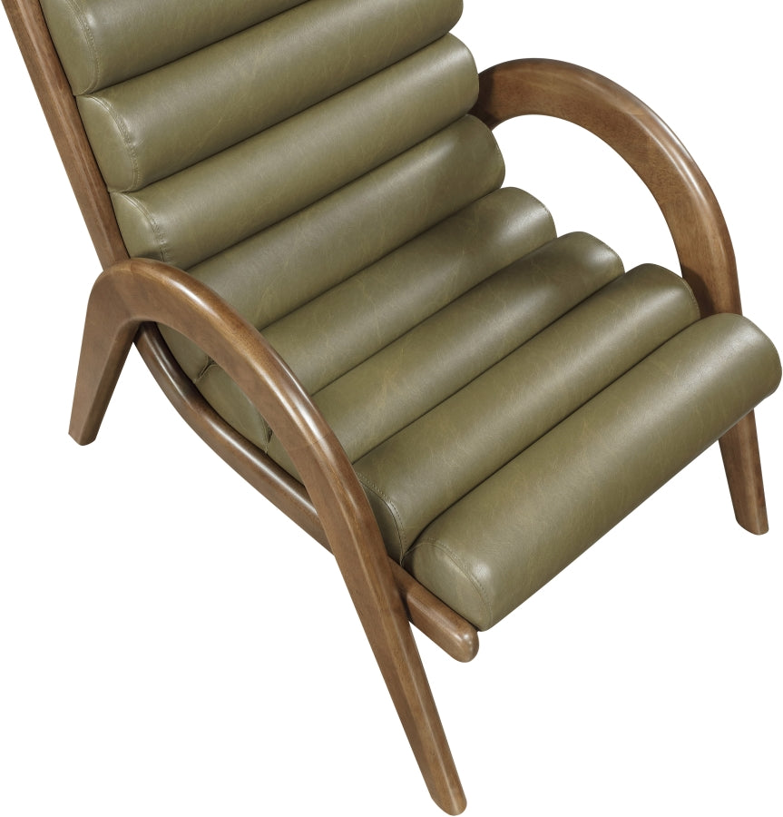 Fauteuil d'appoint rembourré en chenille Vivi