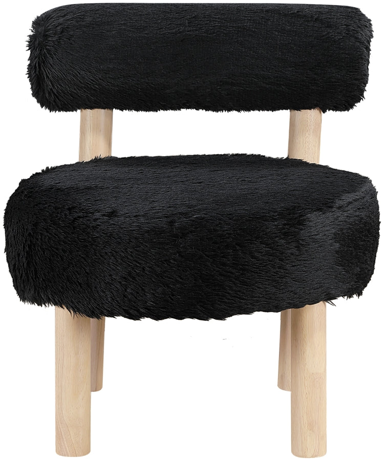 Fauteuil d'appoint rembourré en chenille Vivi