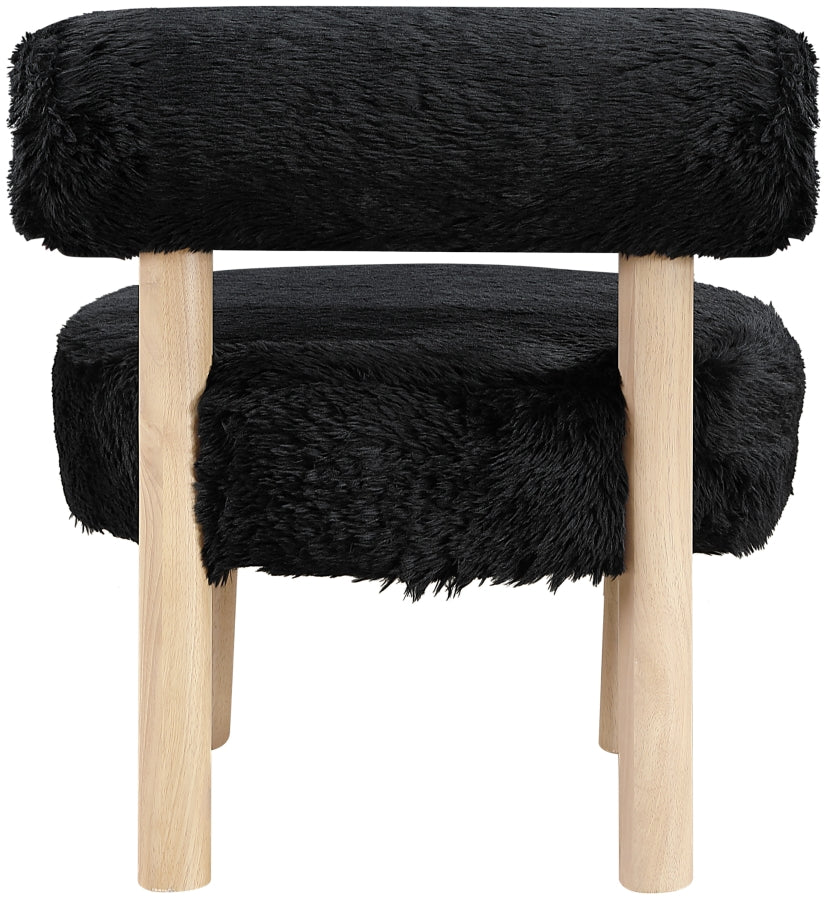 Fauteuil d'appoint rembourré en chenille Vivi