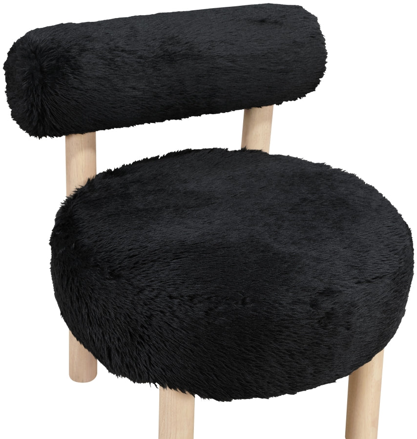 Fauteuil d'appoint rembourré en chenille Vivi
