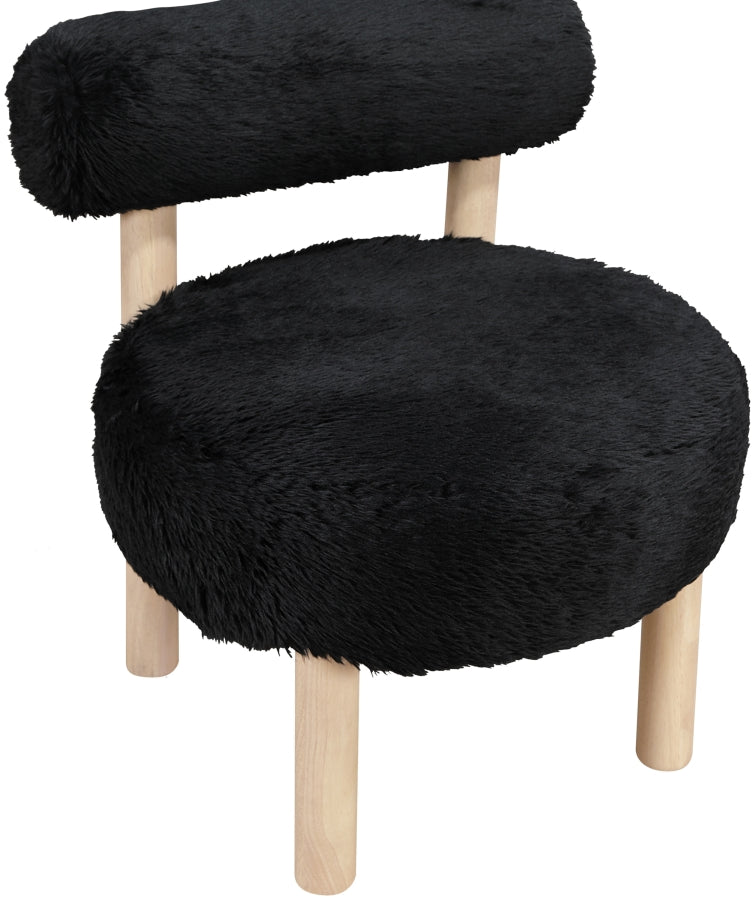Fauteuil d'appoint rembourré en chenille Vivi