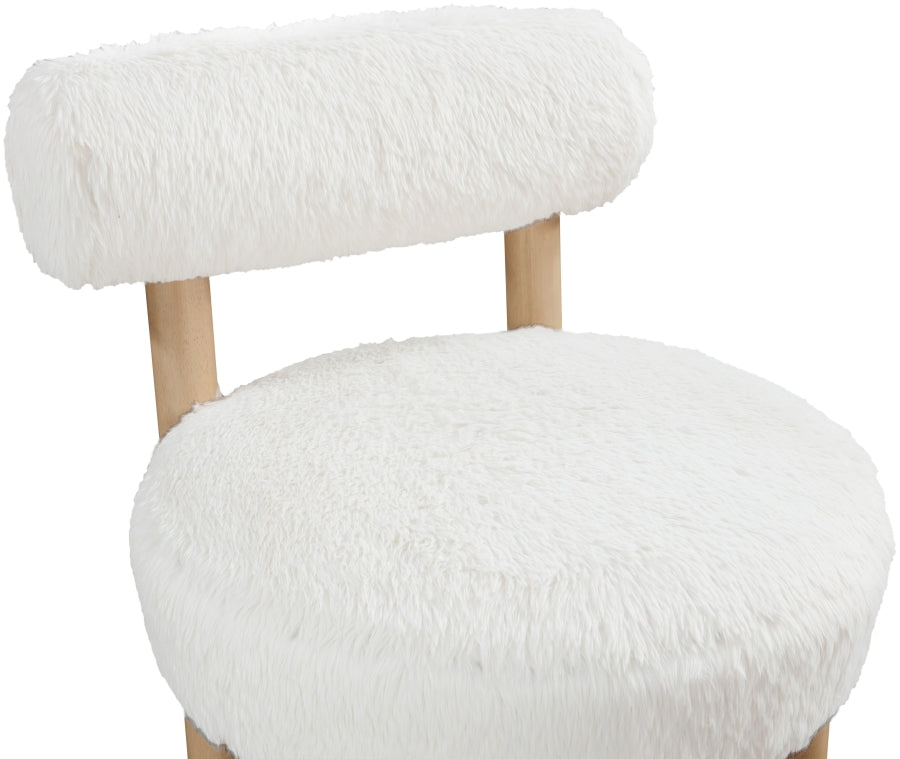 Fauteuil d'appoint rembourré en chenille Vivi