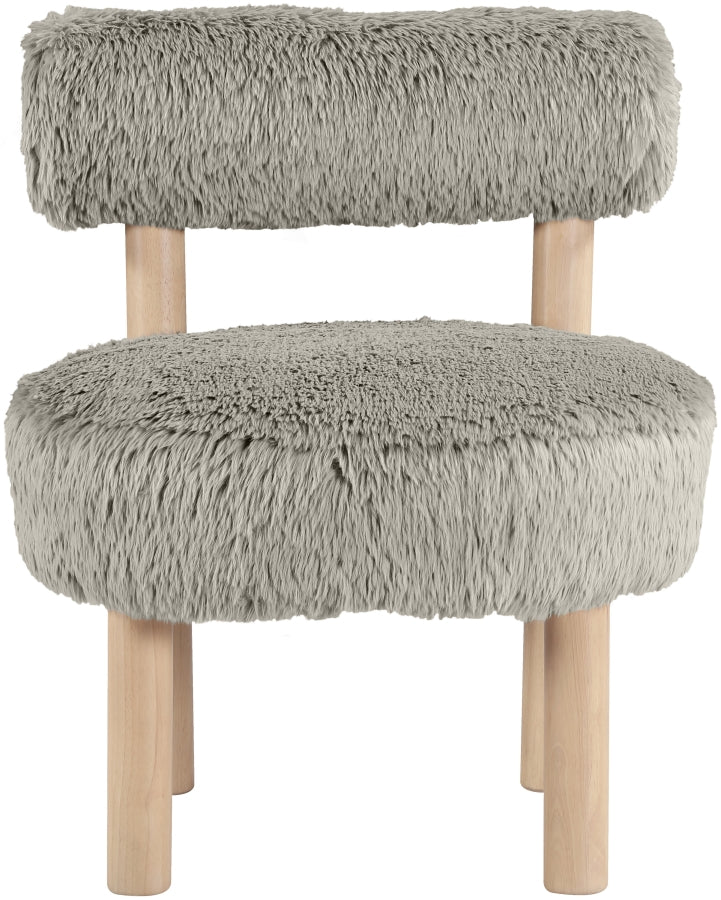 Fauteuil d'appoint rembourré en chenille Vivi