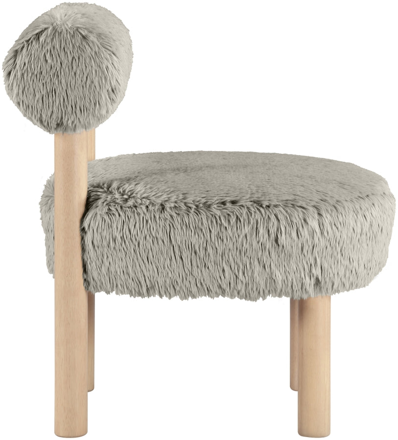 Fauteuil d'appoint rembourré en chenille Vivi