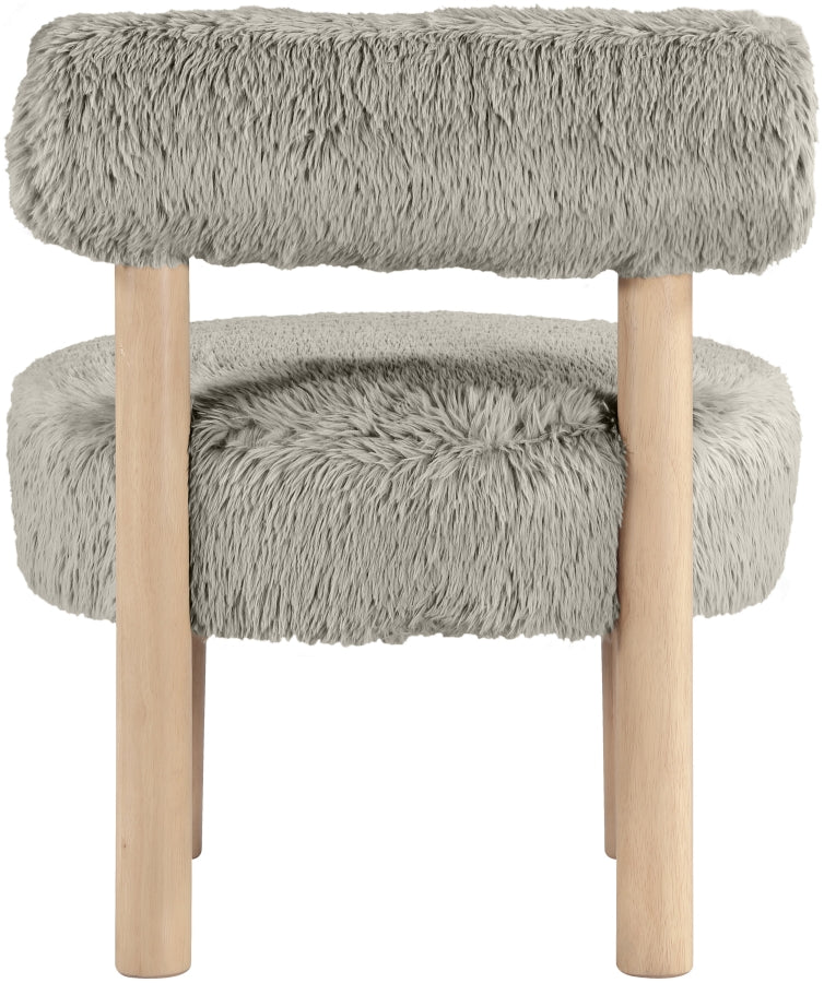 Fauteuil d'appoint rembourré en chenille Vivi