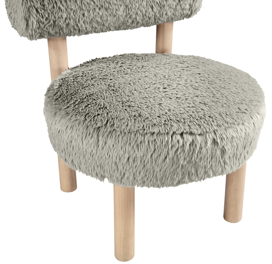 Fauteuil d'appoint rembourré en chenille Vivi
