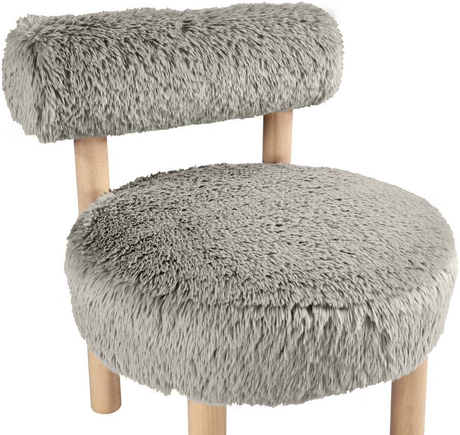 Fauteuil d'appoint rembourré en chenille Vivi