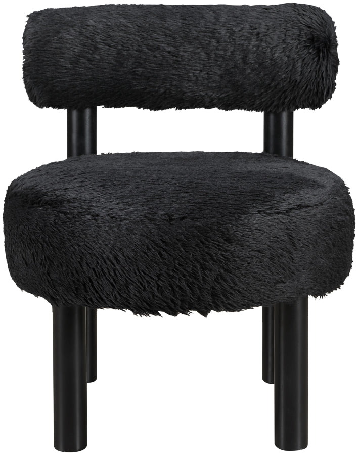 Fauteuil d'appoint rembourré en chenille Vivi