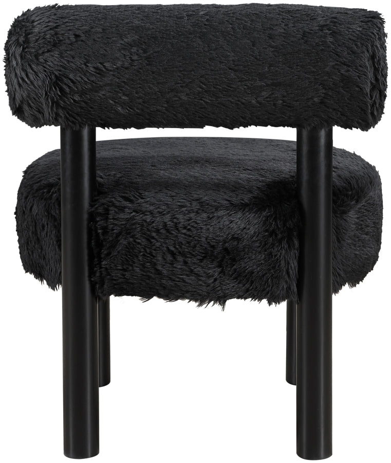 Fauteuil d'appoint rembourré en chenille Vivi