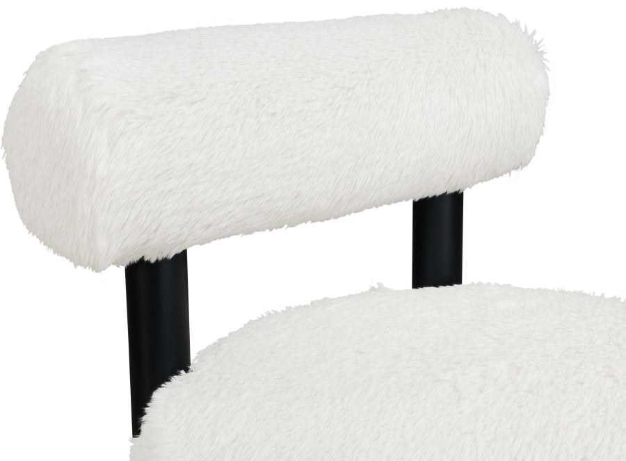 Fauteuil d'appoint rembourré en chenille Vivi