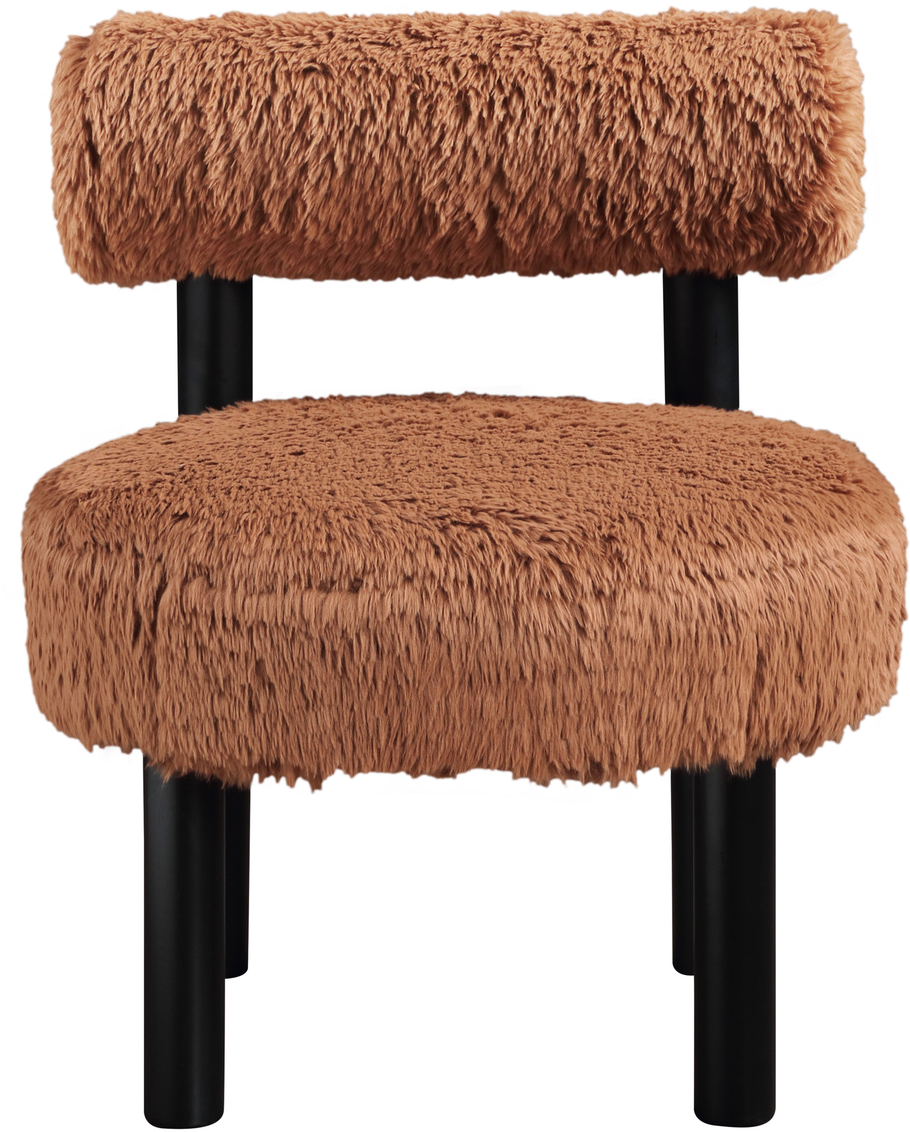 Fauteuil d'appoint rembourré en chenille Vivi