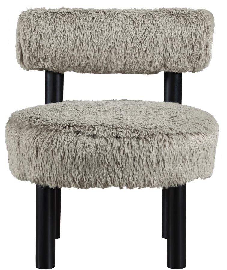Fauteuil d'appoint rembourré en chenille Vivi