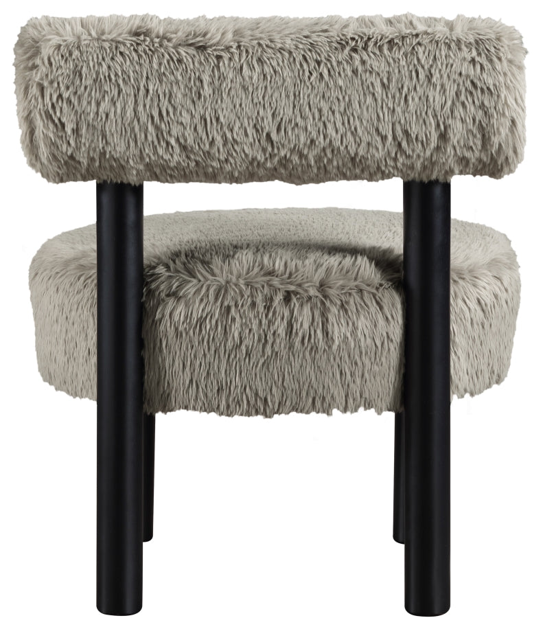 Fauteuil d'appoint rembourré en chenille Vivi