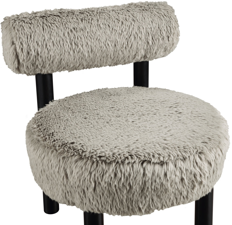 Fauteuil d'appoint rembourré en chenille Vivi