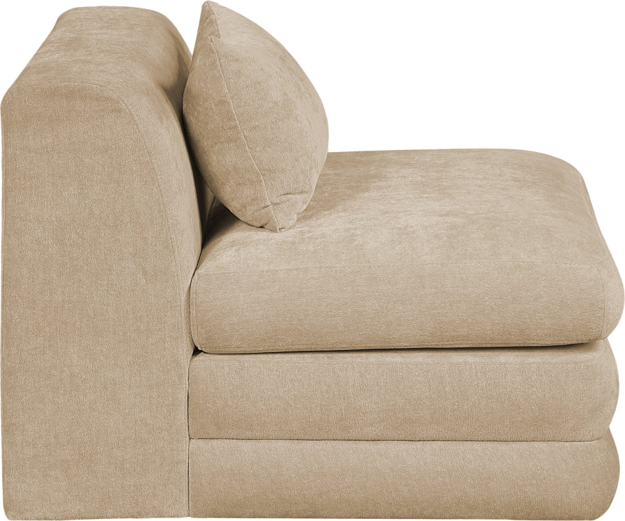 Fauteuil d'appoint rembourré en chenille Vivi