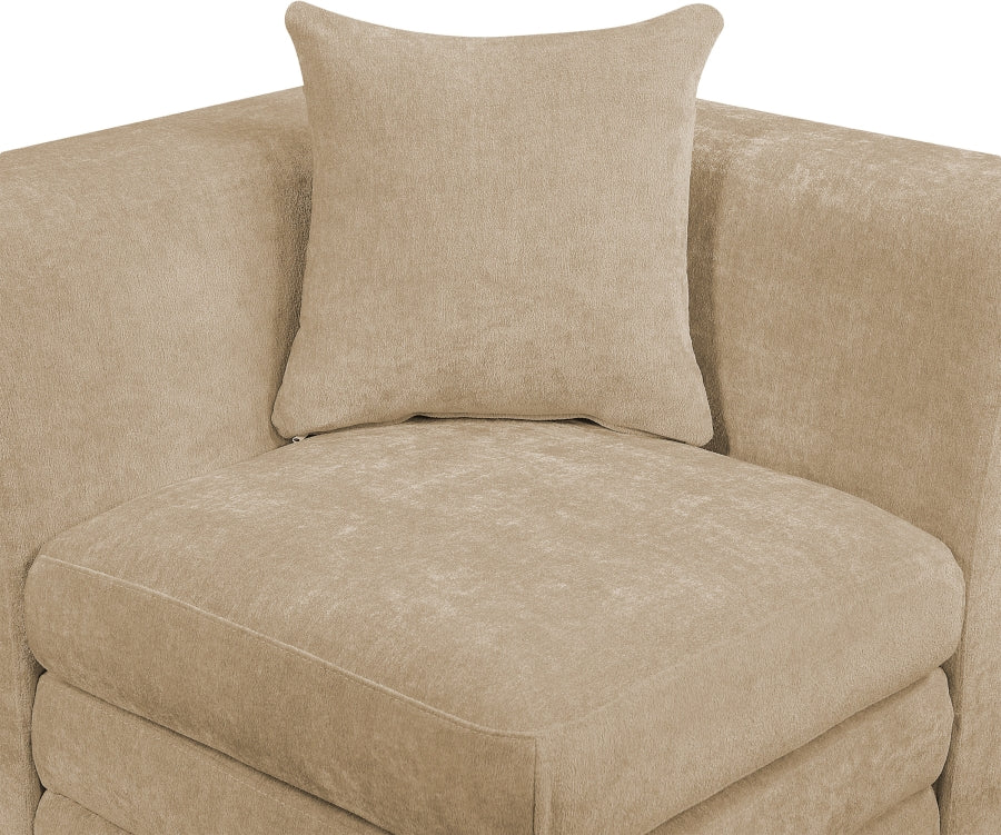 Fauteuil d'appoint rembourré en chenille Vivi