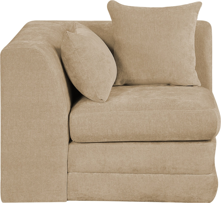 Stellar Chenille Fabric Upholstered Modular Accent Chair