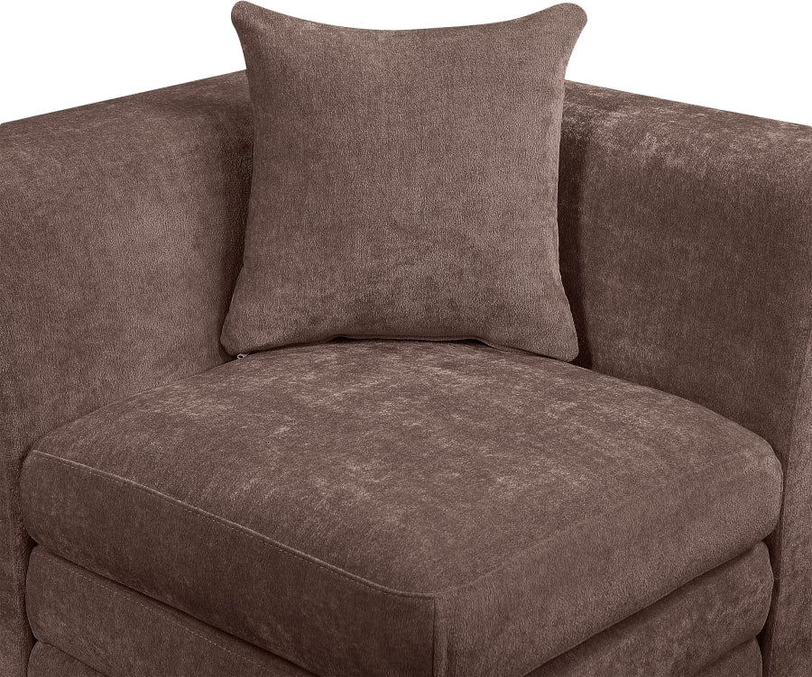 Fauteuil d'appoint rembourré en chenille Vivi