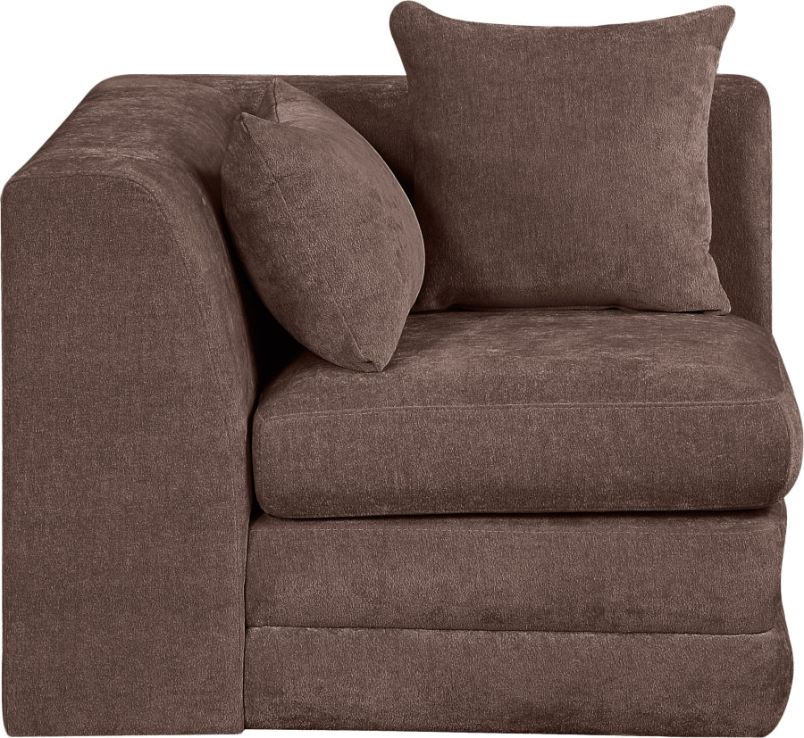 Stellar Chenille Fabric Upholstered Modular Accent Chair