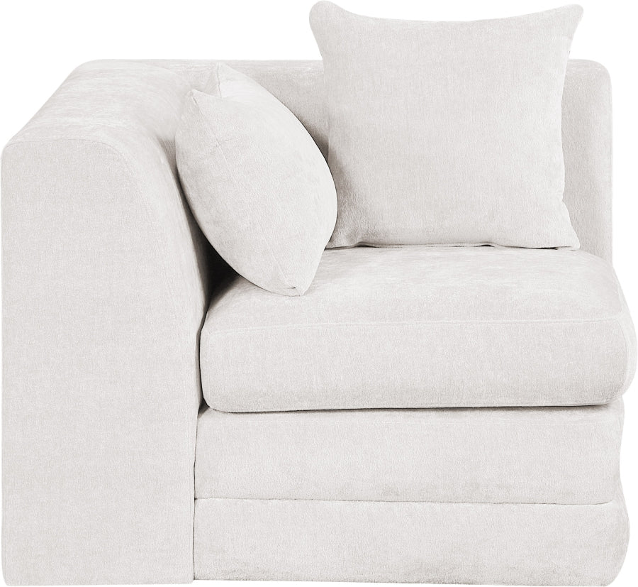 Stellar Chenille Fabric Upholstered Modular Accent Chair
