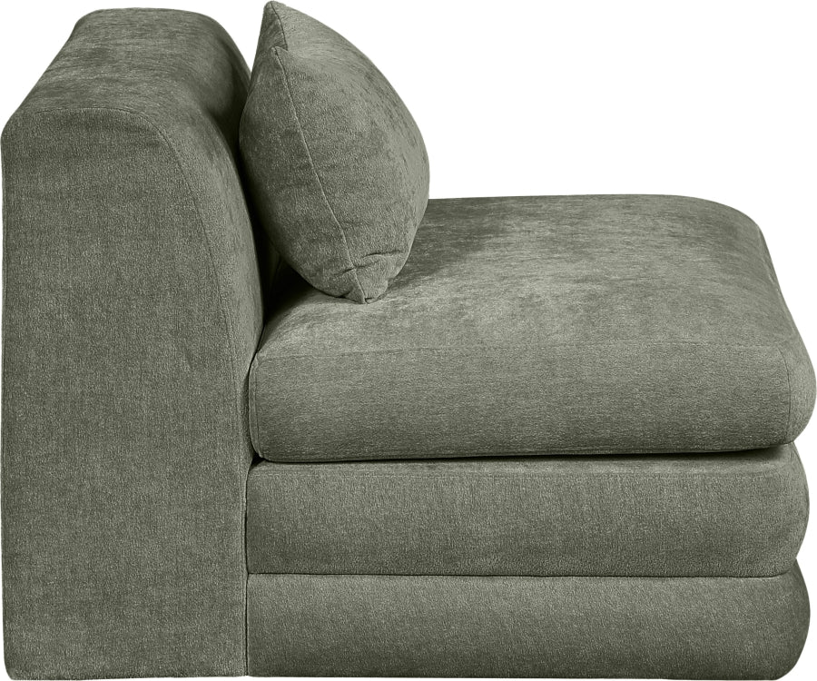 Fauteuil d'appoint rembourré en chenille Vivi