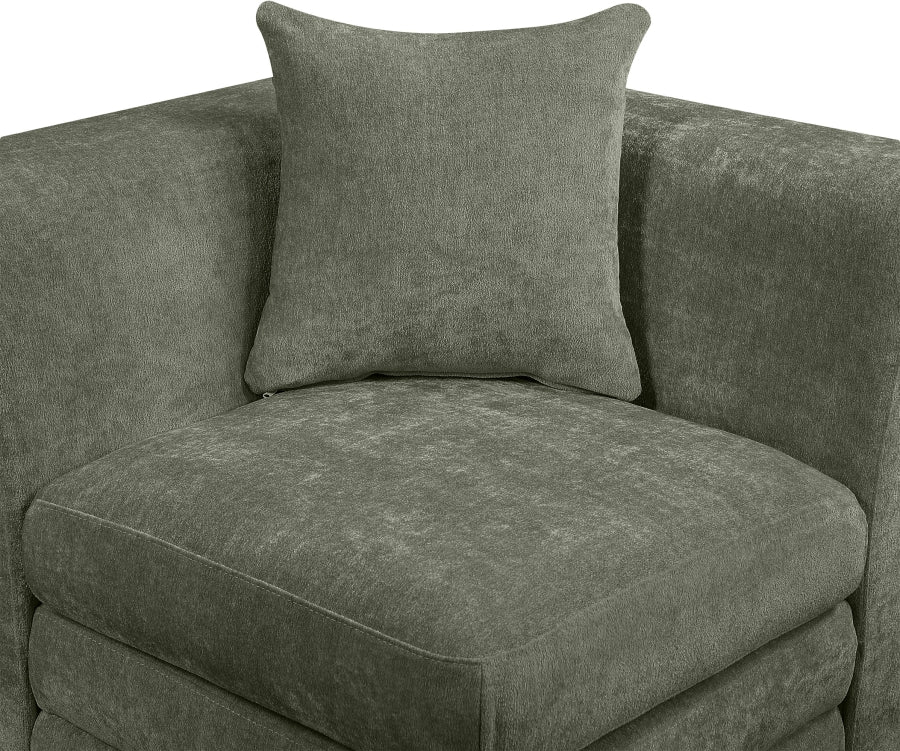 Fauteuil d'appoint rembourré en chenille Vivi