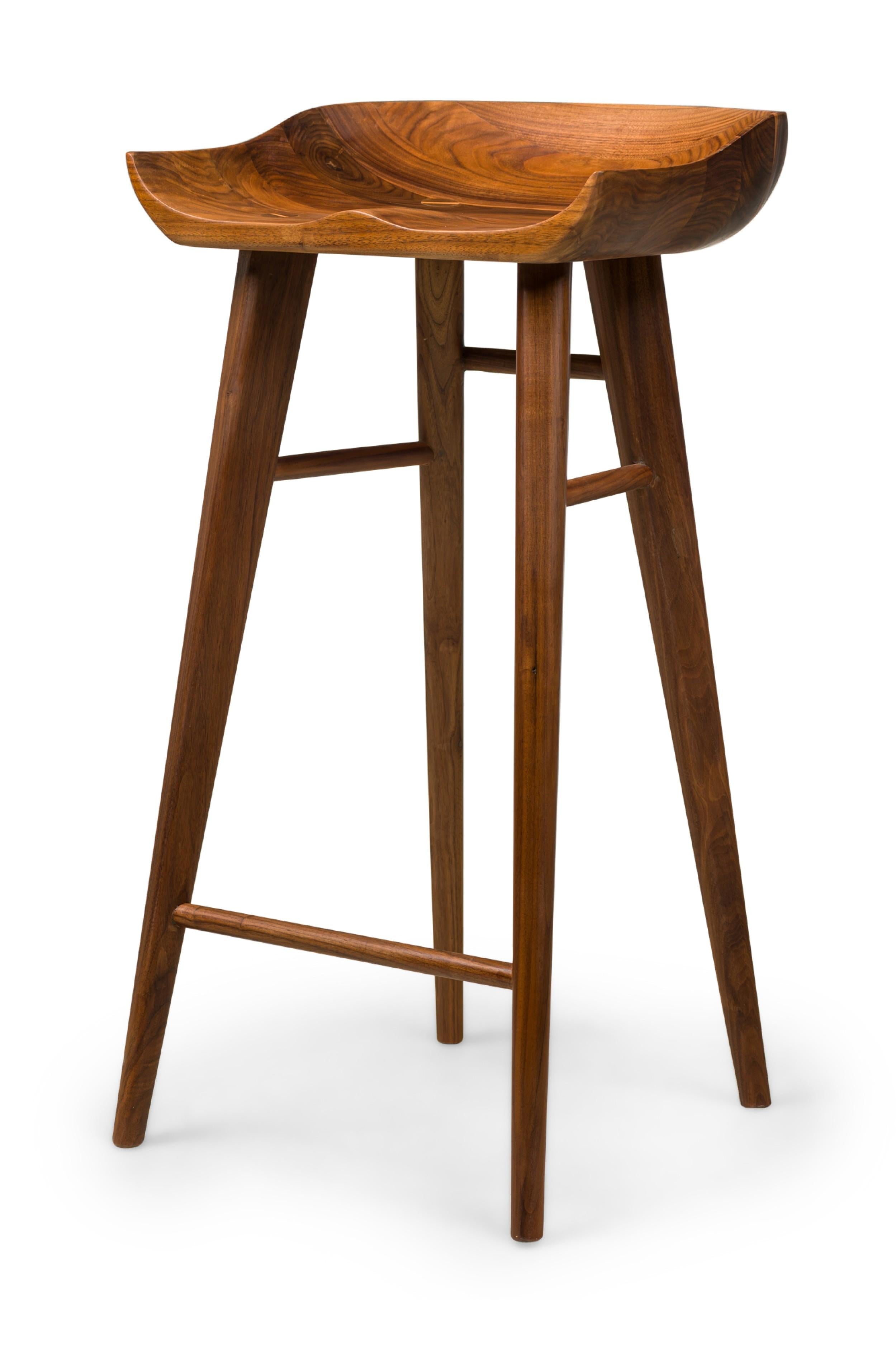 Tabouret de bar en teck
