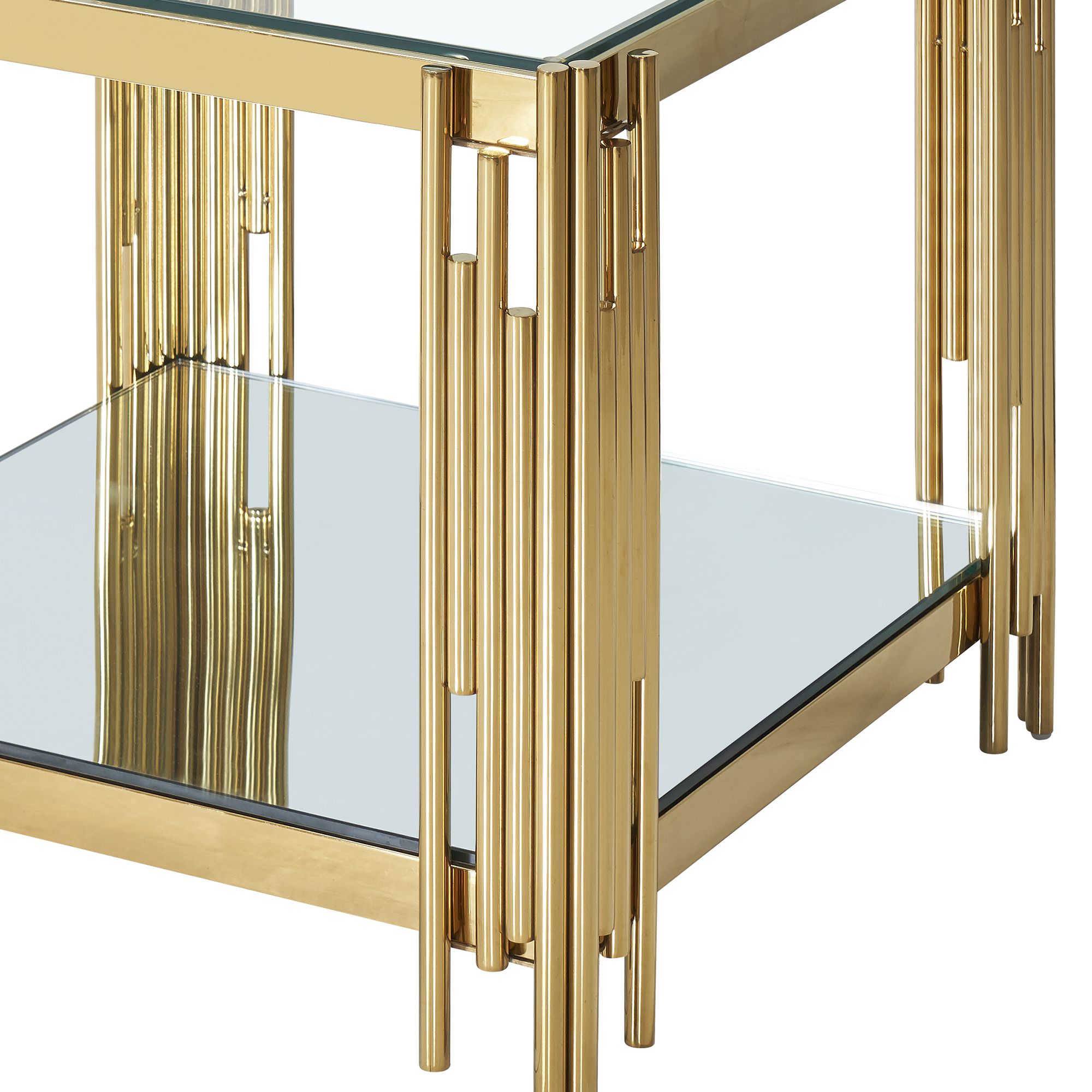 Estrel Large Accent Table in Gold