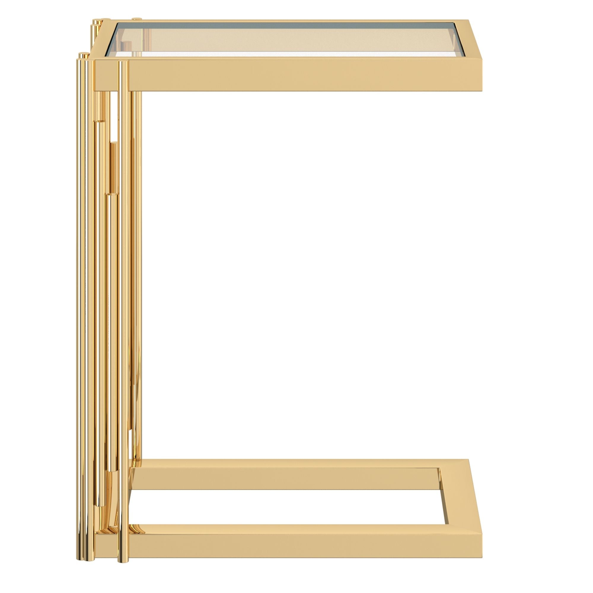 Estrel Small Accent Table in Gold
