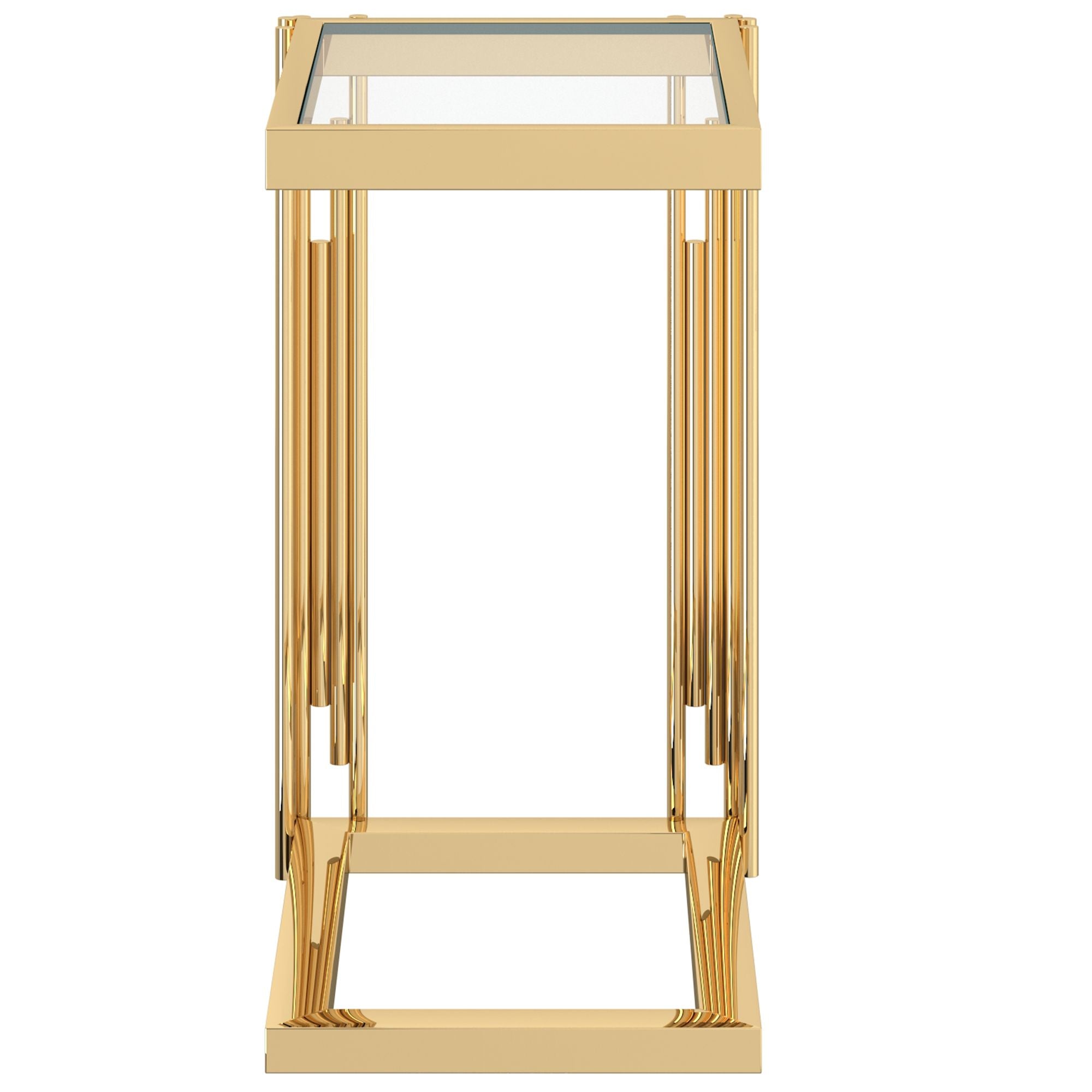 Estrel Small Accent Table in Gold