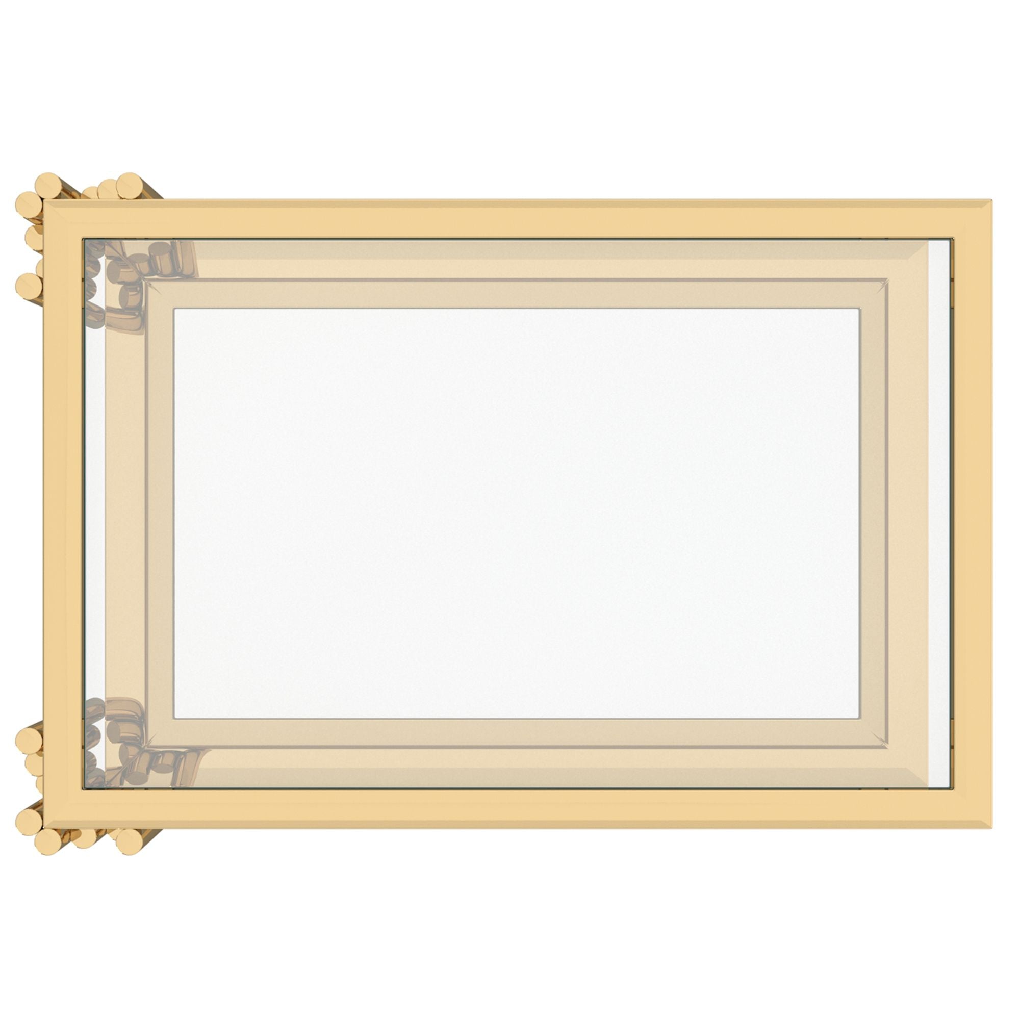 Estrel Small Accent Table in Gold