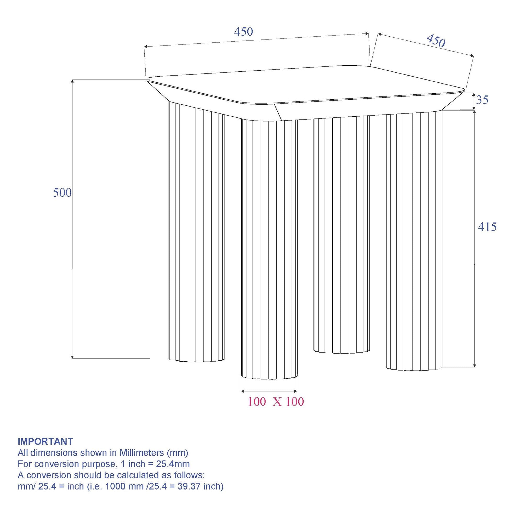 Sangra Accent Table in Black